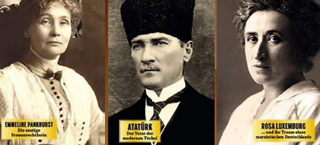  Alman Dergisinden ‘En Büyük Devrimciler’ Kapağı: Atatürk Tam Merkezde