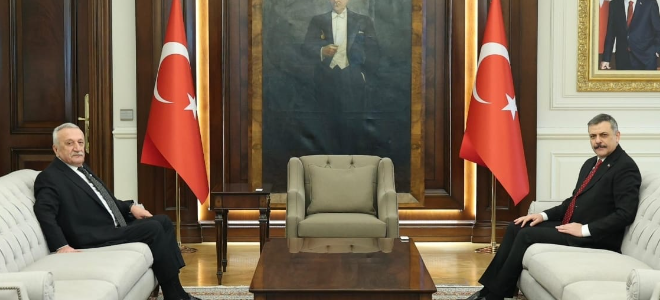 MEHMET AĞAR'DAN NEZAKET ZİYARETİ