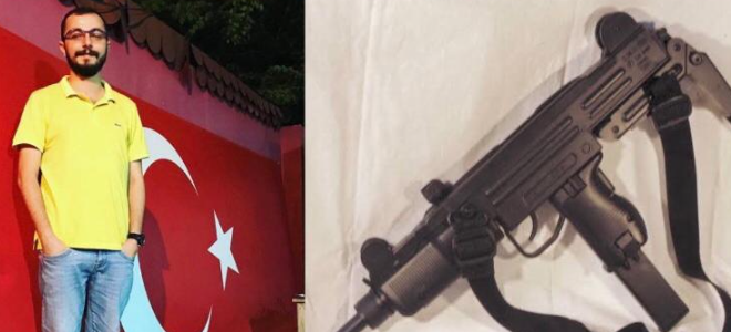 YAŞAR İNCESOY, UZİ İLE YAKALANDI